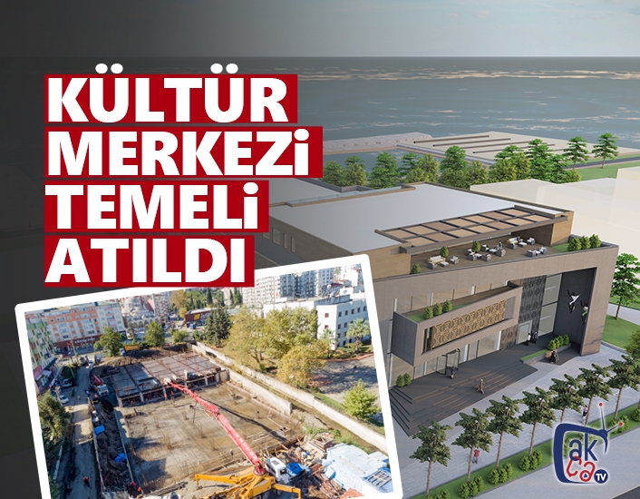 Kültür merkezi temeli atıldı