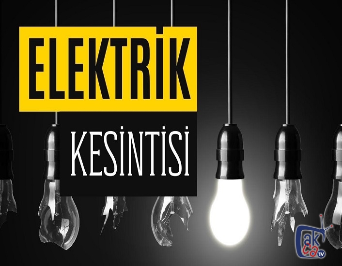 Akçaabat'ta elektrik kesintisi yaşanacak.