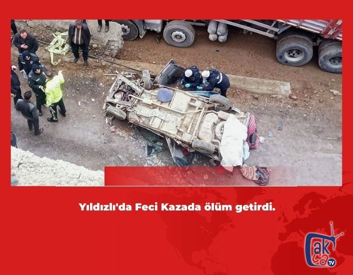 Akçaabat Yıldızlı'da feci kaza