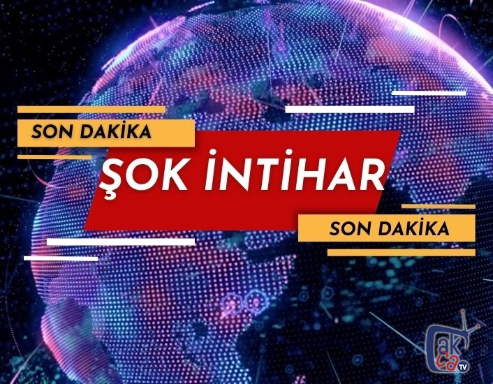 Akçaabat'ta şok intihar !