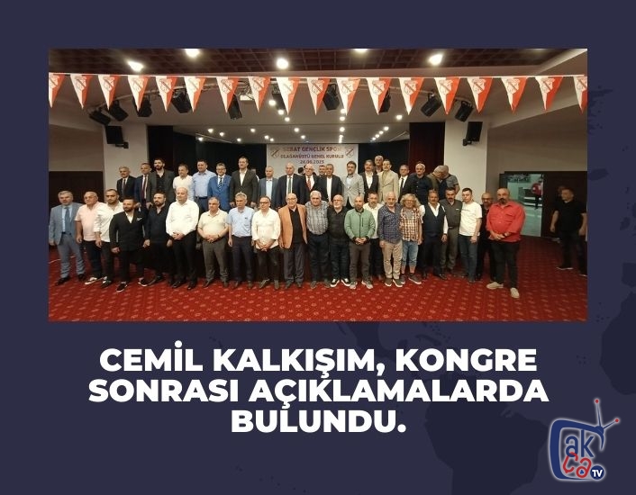 Cemil Kalkışım, kongre sonrası açıklamalarda bulundu.