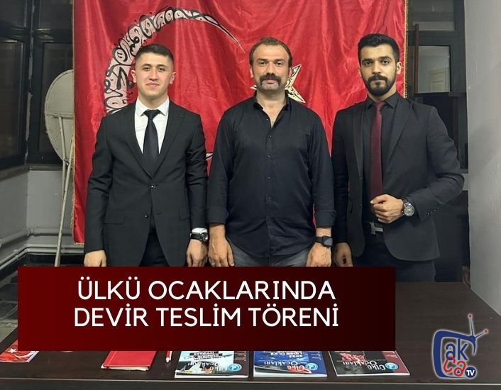 Ülkü Ocaklarında devir teslim töreni