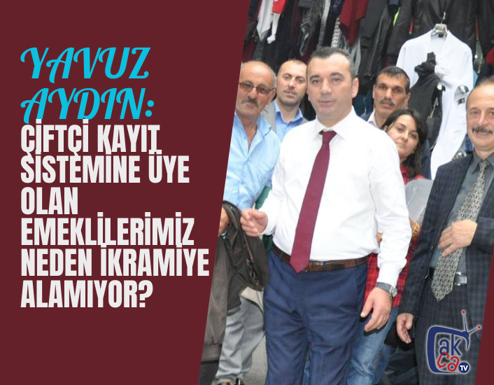 Yavuz Aydın'dan ÇKS'ye kayıtlı çiftçilere 5 bin TL ikramiye verilmemesini sert sözlerle eleştirdi!