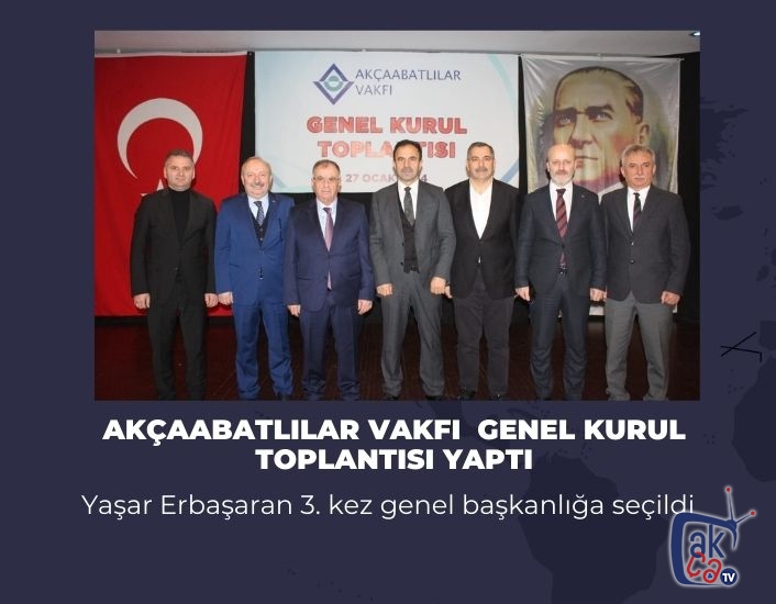 Akçaabatlılar Vakfı Genel kurul toplantısı yaptı