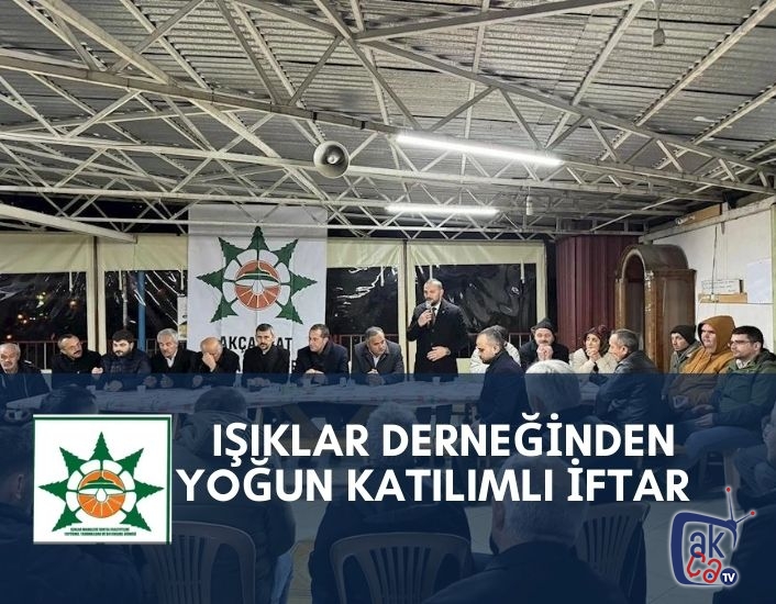 Işıklar Derneğinden yoğun katılımlı iftar