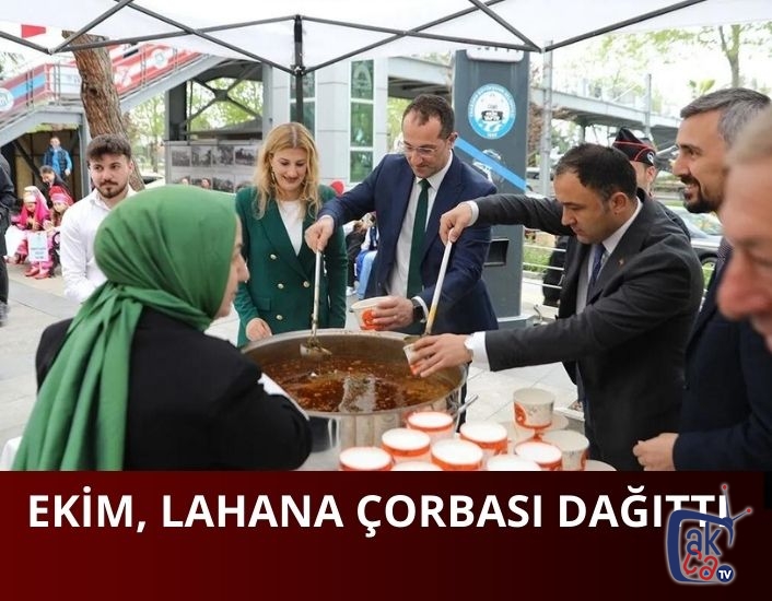 Ekim, Lahana çorbası dağıttı.