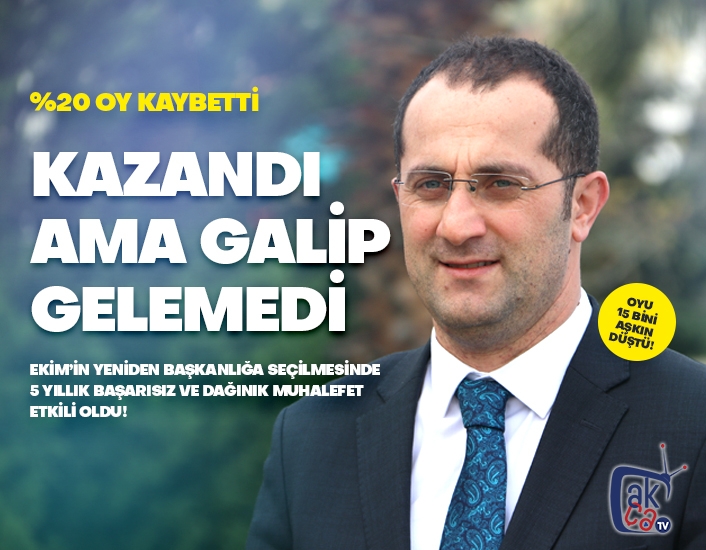 Kazandı ama galip gelemedi!