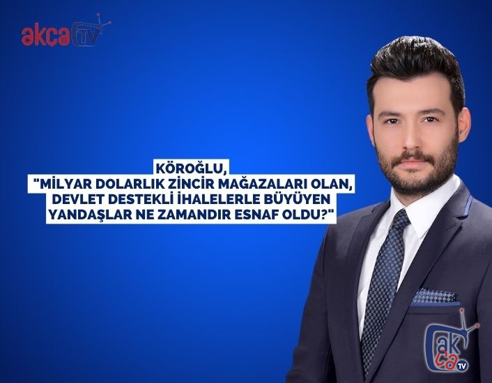 CHP Akçaabat İlçe Başkanı Emre Şahin Köroğlu’ndan Sert Açıklama