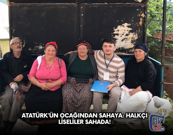 Atatürk’ün Ocağından Sahaya: Halkçı Liseliler Sahada!