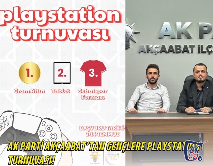 AK Parti Akçaabat’tan Gençlere Playstation Turnuvası!