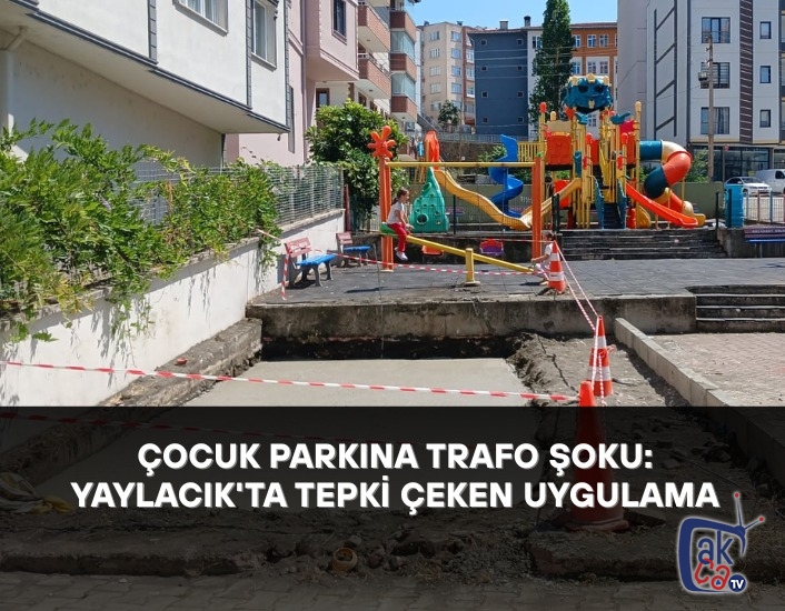 Çocuk Parkına Trafo Şoku: Yaylacık'ta Tepki Çeken Uygulama