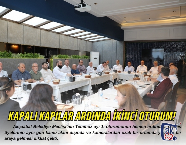 Kapalı Kapılar Ardında İkinci Oturum!