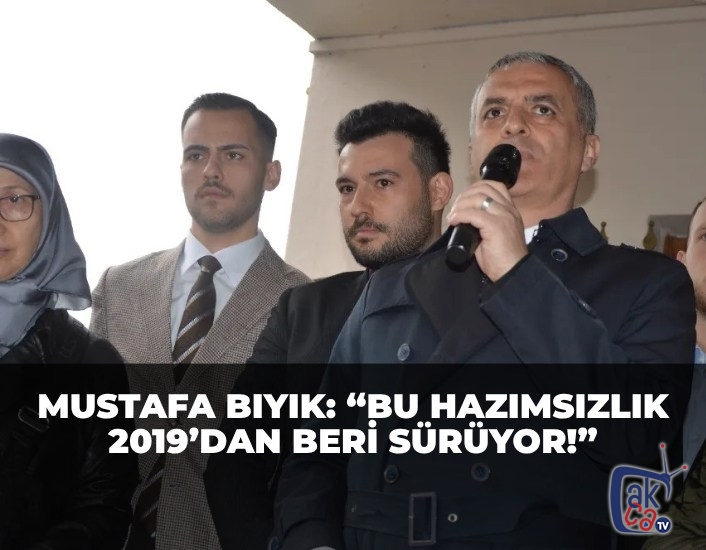 BIYIK’TAN PANKART TEPKİSİ: “BU HAZIMSIZLIK 2019’DAN BERİ SÜRÜYOR”