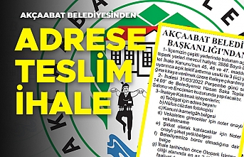 Adrese teslim ihale