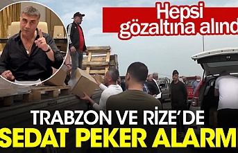 Trabzon ve Rize'de Sedat Peker alarmı