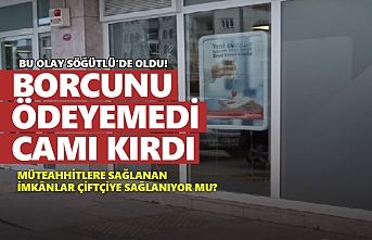 Kredi borçlarını ödeyemeyince bankaya saldırdı