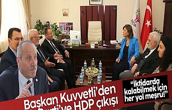 Başkan Kuvvetli'den Ak Parti'ye HDP çıkışı