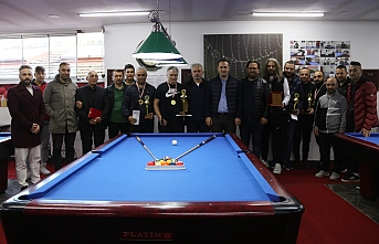 Akçaabat’ta bilardo turnuvasının kazananı belli oldu