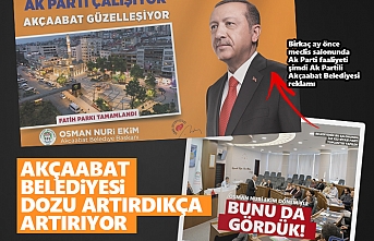 Akçaabat Belediyesi dozu artırdıkça artırıyor