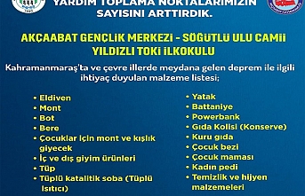 Akçaabat'tan depremzedelere büyük destek!