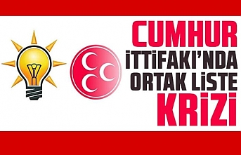 Cumhur İttifakı’nda ortak liste kavgası sürüyor.