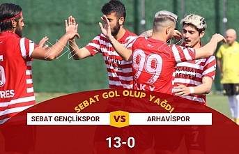 Sebat gol olup yağdı.