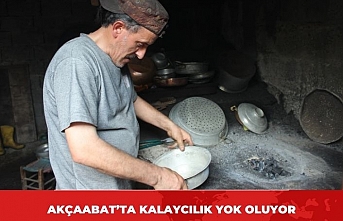 Akçaabat'ta kalaycılık yok oluyor