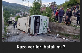 Kaza verileri hatalı mı ?