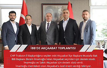 İBB'de Akçaabat toplantısı