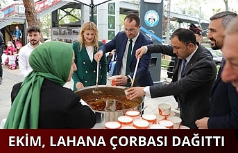 Ekim, Lahana çorbası dağıttı.