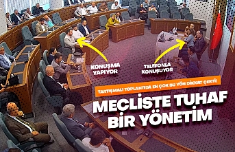 Mecliste tuhaf bir yönetim!