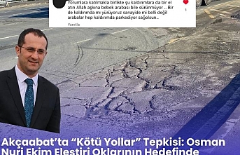 Akçaabat’ta “Kötü Yollar” Tepkisi: Osman Nuri Ekim Eleştiri Oklarının Hedefinde