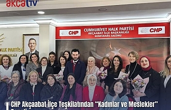 CHP Akçaabat İlçe Teşkilatından “Kadınlar ve Meslekler” Paneli