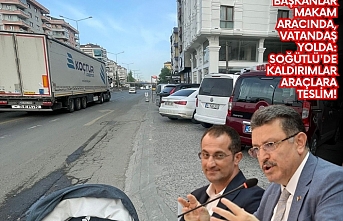 Başkanlar Makam Aracında, Vatandaş Yolda: Soğütlü'de Kaldırımlar Araçlara Teslim!