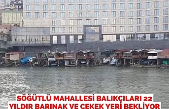Söğütlü Mahallesi Balıkçıları 22 Yıldır Barınak ve Çekek Yeri Bekliyor
