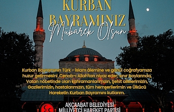 Akçaabat Belediyesi MHP Grup Başkan Vekili Melikşah Atasoy'un Kurban Bayramı dolayısıyla yayınladığı kutlama mesajında şunları kaydetti,