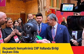 Akçaabatlı Hemşehrimiz CHP Hollanda Birliği Başkanı Oldu