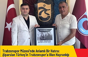 Trabzonspor Müzesi’nde Anlamlı Bir Hatıra: Alparslan Türkeş’in Trabzonspor’a Olan Hayranlığı Ölümsüzleşti