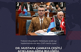 Dr. Mustafa Çankaya çeşitli açıklamalarda bulundu.