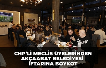 CHP’li Meclis Üyelerinden Akçaabat Belediyesi iftarına boykot