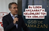81 İlden Akçaabat’a gelenleri tek  tek dinledi