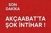 Akçaabat'ta şok intihar !