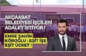 Akçaabat Belediyesi işçileri adalet istiyor