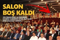 Salon boş kaldı