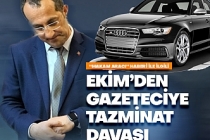 Ekim'den gazeteciye makam aracı üzerinden tazminat davası