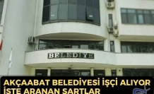 Akçaabat Belediyesi işçi alıyor