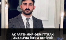 AK Parti-MHP-DEM ittifakı Araklı'da istifa getirdi!