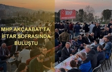 MHP AKÇAABAT’TA İFTAR SOFRASINDA BULUŞTU