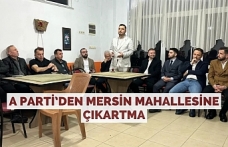 A Parti’den Mersin Mahallesine çıkartma