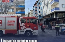 Trabzon'da korkutan yangın!